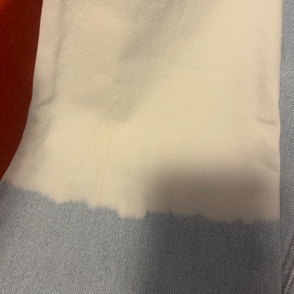 Cello (sold by Simons) light denim and white dip-dyed straight jeans NWT - Picture 6 of 9